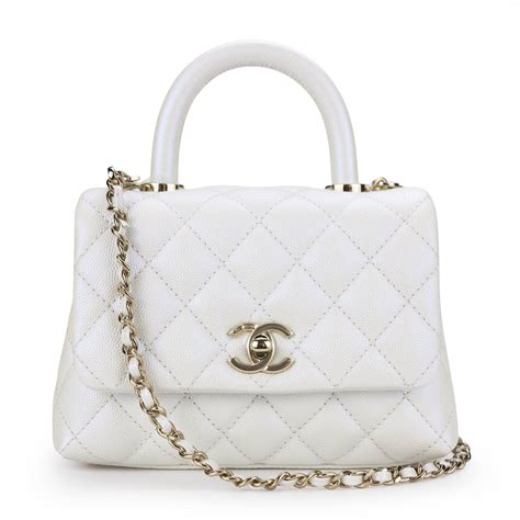 mini white chanel